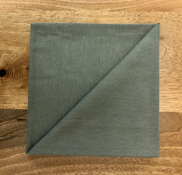 Kumaş peçete Haki Yeşil 6lı 40*40cm - 2