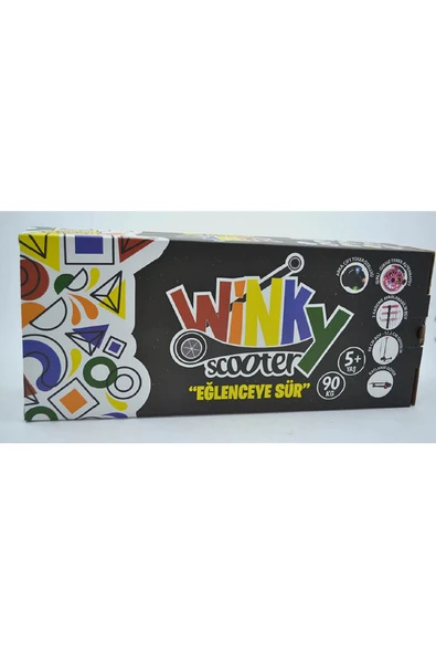 ÇEKİRDEK ZEKA WİNKY SCOOTER MAVİ Işıklı Katlanabilir Scooter 90 Kg Kapasiteli - 3