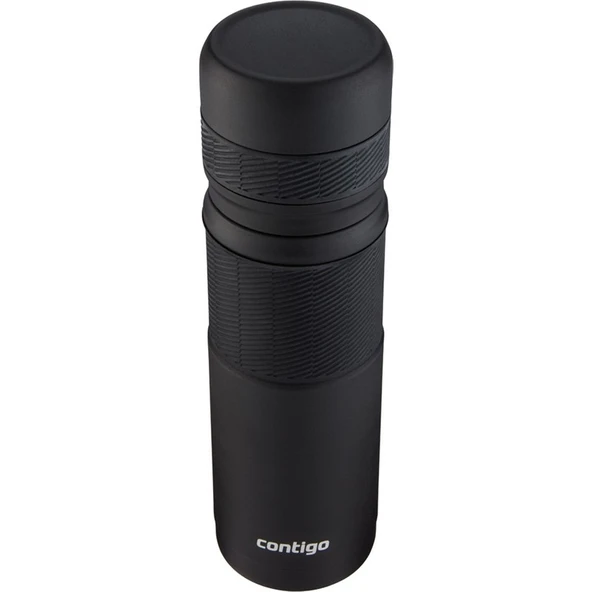 Contigo Thermal Bardaklı Çelik Termos 740ML Siyah - 3