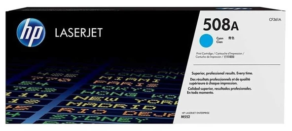 Tonersepeti Hp 508A-CF361A  Mavi Toner ürün görseli 1