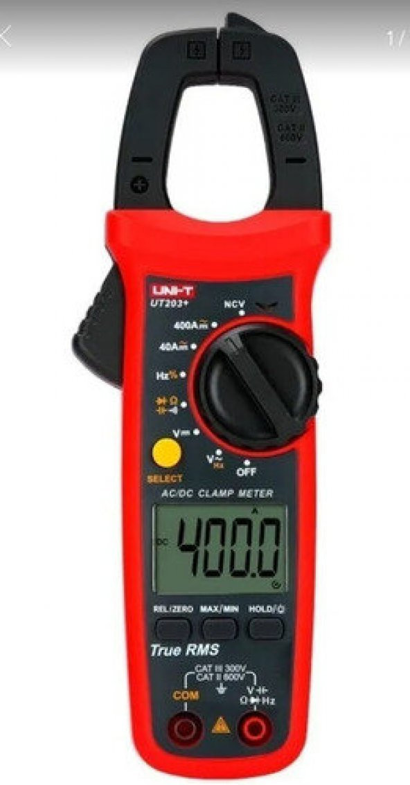 UNI-T UT-203+ 400A AC/DC TRUE RMS PENSAMPERMETRE