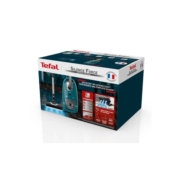 Tefal TW7752 Silence Force Cyclonic Toz Torbalı Elektrikli Süpürge (Teşhir & Outlet) - 4