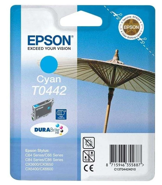Tonersepeti Epson T0442-C13T04424020  Mavi Kartuş ürün görseli