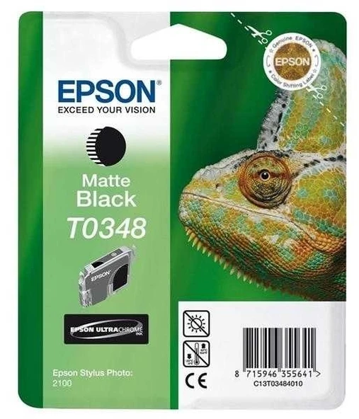 Tonersepeti Epson T0348-C13T03484020  Mat Siyah Kartuş