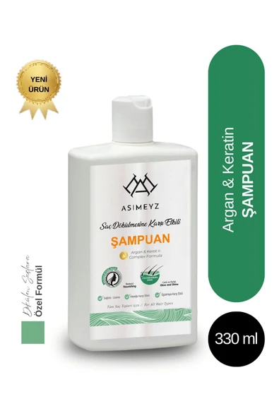 ASİMEYZ Biberiye Argan Egzema Ve Saç Dökülmesine Kepek Karşıtı Onarıcı Şampuan 330ml(YENİ IÇERİK)