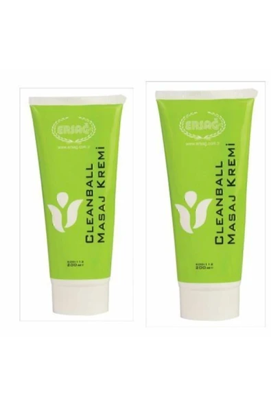 ERSAĞ Cleanball Masaj Kremi 2adet 200 Ml