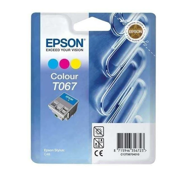 Tonersepeti Epson T067 C13T06704020  Renkli Kartuş