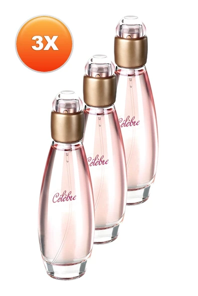 AVON Celebre Kadın Parfüm Edt 50 Ml. Üçlü Set