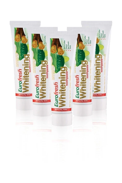 FARMASİ Eurofresh Misvaklı Beyazlatıcı Diş Macunu 112 gr x 5 Adet