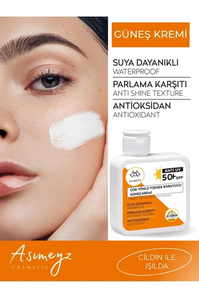 ASİMEYZ Çok Yönlü Yüksek Korumalı Spf +50 Faktör Anti UV Sun Care -Güneş Kremi 100 ml - 4