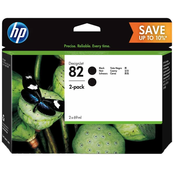 Tonersepeti Hp 82-P2V34A Siyah  Kartuş 2Li Paket