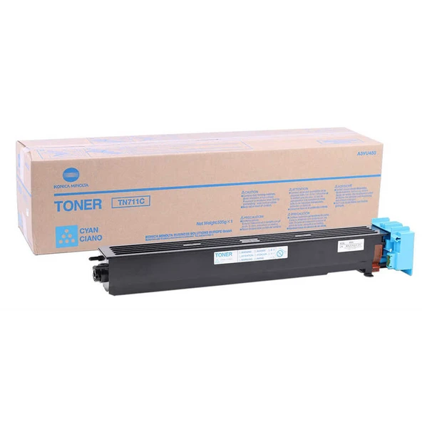 Tonersepeti Konica Minolta TN-711 A3VU450 Mavi  Fotokopi Toner