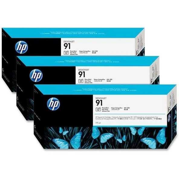 Tonersepeti Hp 91-C9481A  Foto Siyah Kartuş 3'Lü Paket
