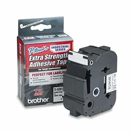 Tonersepeti Brother TZ-S261 Siyah Lamine Etiket (36mm)