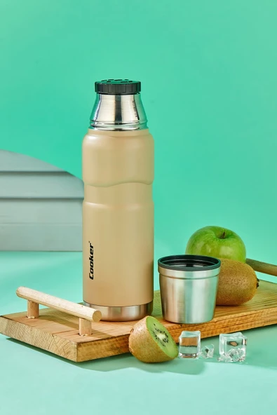 500 ML Çift Kat Sızdırmaz Paslanmaz Çelik Termos – 12 Saat Sıcak, 24 Saat Soğuk Koruma - 4