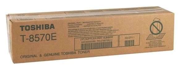 Tonersepeti Toshiba T-8570E Siyah  Toner e-Studio