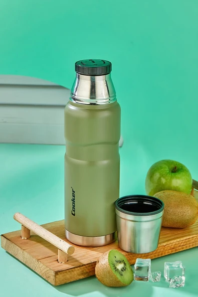 500 ML Çift Kat Sızdırmaz Paslanmaz Çelik Termos – 12 Saat Sıcak, 24 Saat Soğuk Koruma - 5