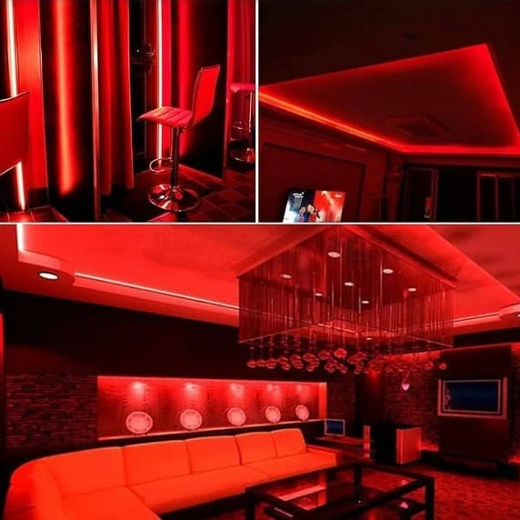 25 Metre NOAS YL42 5004 Dış Mekan 120 Çipli 12V Neon Led Kırmızı - 2