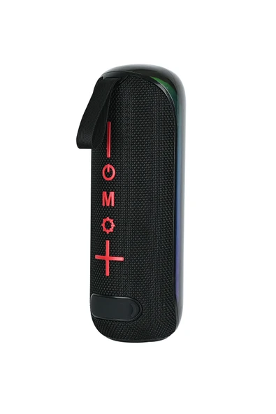Piranha 7840 Taşınabilir RGB Bluetooth Hoparlör / AUX-USB-TF Kart Girişi / TWS / Şarj Edilebilir / Kablosuz - 3