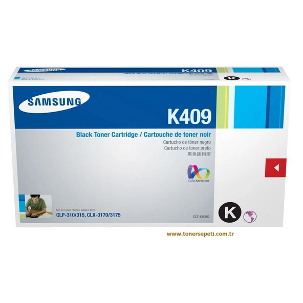 Tonersepeti Samsung CLT-K409S Siyah  Toner
