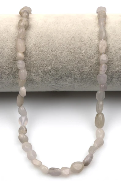 Ay Taşı Doğal Taş Dizi 5 x 8 mm Mercimek Kesim - 2