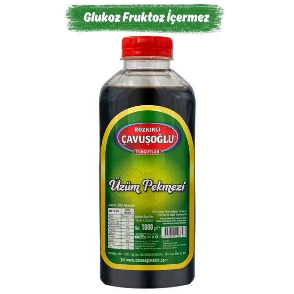 Bozkırlı Çavuşoğlu Odun Ateşinde Kepekli Bozkır Tahini 930 g Üzüm Pekmezi 930g + Köpüklü Helva 930g - Resim 3