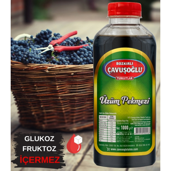 Bozkırlı Çavuşoğlu Odun Ateşinde Kepeksiz Bozkır Tahini 930 g + Üzüm Pekmezi 930g - 3