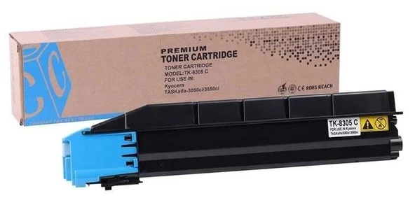 Tonersepeti Kyocera Mita TK-8305 Muadil Mavi Fotokopi Toner