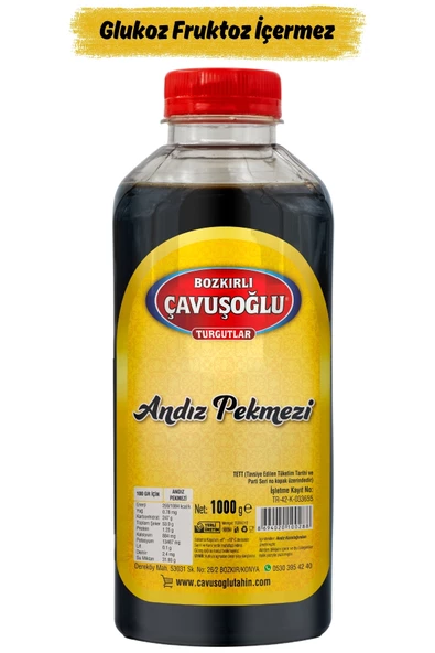 Bozkırlı Çavuşoğlu Kepekli Beyaz Tahin 930 g + Andız Pekmezi 1000g - Resim 3