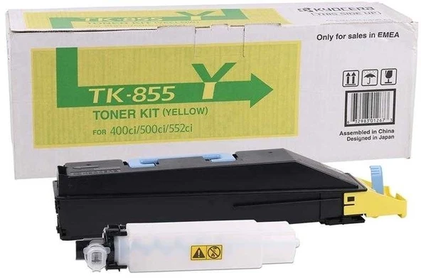 Tonersepeti Kyocera Mita TK-855 Sarı Muadil Fotokopi Toner ürün görseli 1
