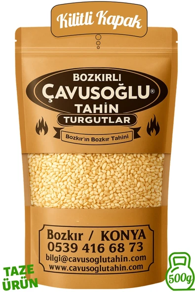 Bozkırlı Çavuşoğlu Beyaz Çiğ Susam 500g ürün görseli