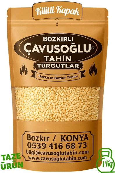 Bozkırlı Çavuşoğlu Beyaz Çiğ Susam 1000g + Bozkırlı Çavuşoğlu Odun Ateşinde Kavrulmuş Simitlik Susam 1000g - Resim 3