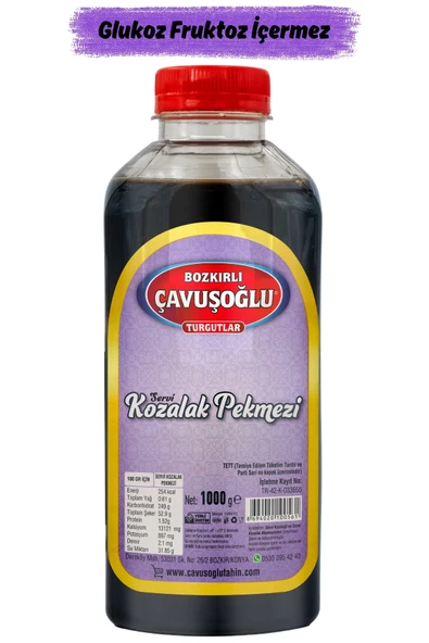 Bozkırlı Çavuşoğlu Kepekli Beyaz Tahin 930 g + Kozalak Pekmezi 1000g - 3