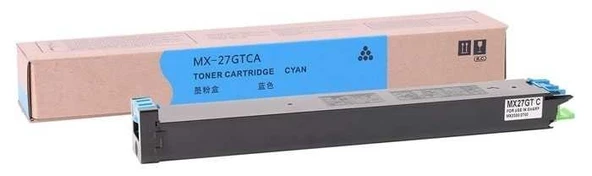 Tonersepeti Sharp MX-27GTCA Mavi Muadil Fotokopi Toner ürün görseli 1