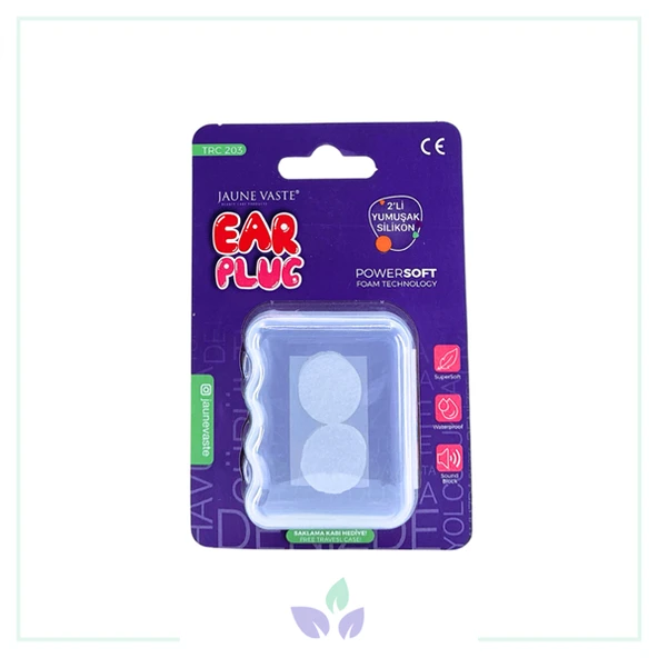 Jaune Vaste Silikon Kulak Tıkacı 2'li ürün görseli