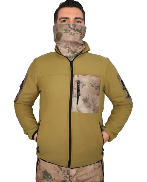 JANDARMA KAMUFLAJ BEJ POLAR MONT 7 CEP - Resim 3