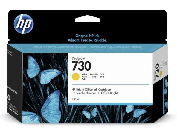 Tonersepeti Hp 730-P2V64A Sarı  Kartuş 130ml