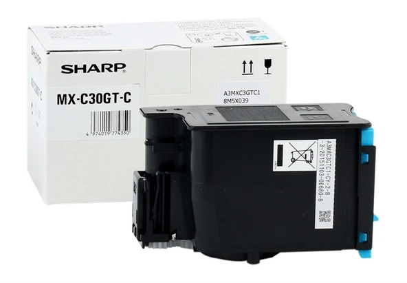 Tonersepeti Sharp MX-C30GTCA  Mavi Toner