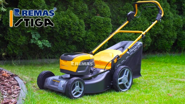 Stiga Collector 548 AE Akülü Çim Biçme Makinesi + Batarya + Şarj Cihazı - 5