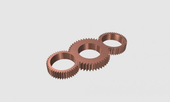 Dişli Fidget Spinner (Abs) Plastik Aparat