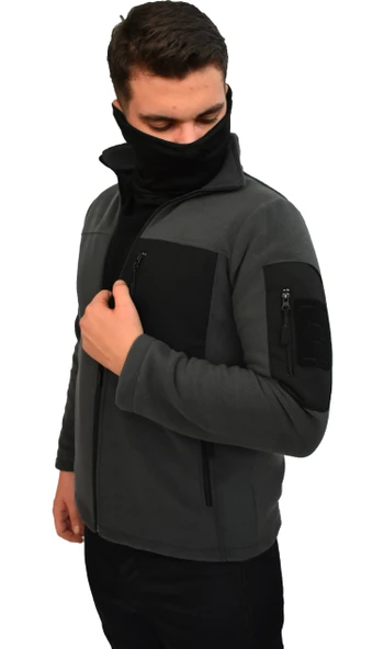 ANTRASİT TAKTİK POLAR MONT 7 CEP - 3