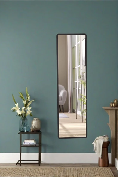 OlcayAksesuar Dikey 120X43 cm Hol Konsol Dresuar  Antre Koridor Aynası Salon Banyo WC Aynası