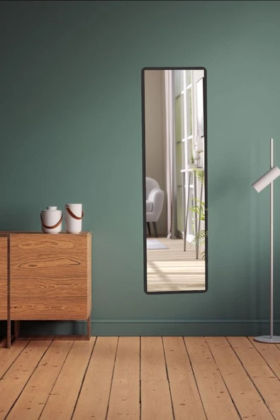 OlcayAksesuar Dikey 120X43 cm Hol Konsol Dresuar  Antre Koridor Aynası Salon Banyo WC Aynası - 4