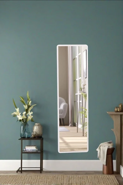 OlcayAksesuar Dikey 120X43 cm Hol Konsol Dresuar  Antre Koridor Aynası Salon Banyo WC Aynası - 5