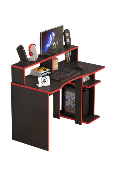 OlcayAksesuar Ada Oyuncu Masası Gamer Masası 120x60 cm - 4