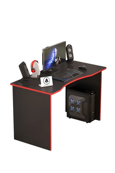 OlcayAksesuar Eğri Kenar Oyuncu Masası Gamer Masası 120x60 cm - 3
