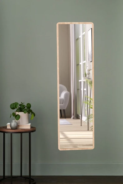 OlcayAksesuar Dikey 150X43 cm Hol Konsol Dresuar  Antre Koridor Aynası Salon Banyo WC Aynası - 2