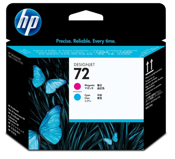 Feyza Bilişim HP 72 Magenta/Cyan Baskı Kafası Orijinal Plotter Designjet Printhead (C9383A)