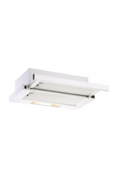 HİBSAN 8062 W 60 Beyaz Sürgülü Aspiratör