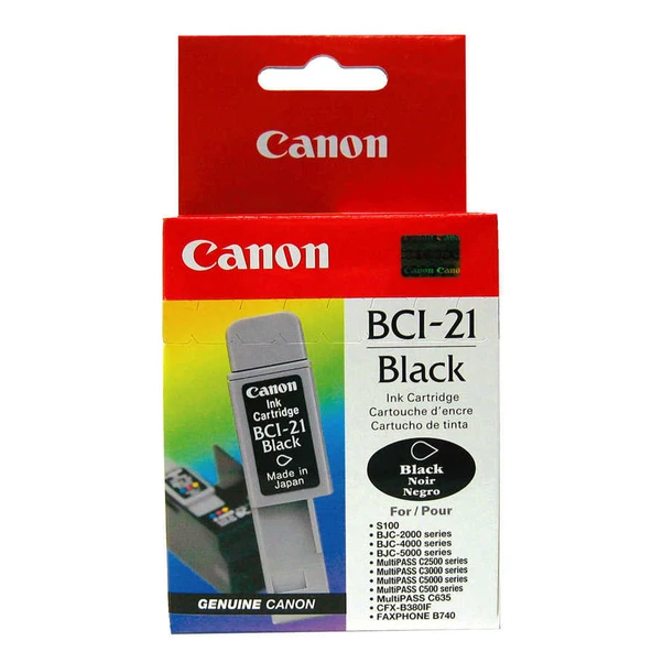 Tonersepeti Canon BCI-21  Siyah Kartuş
